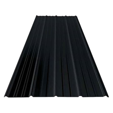 black corrugated metal roofing sheets|12' black metal roof panels.